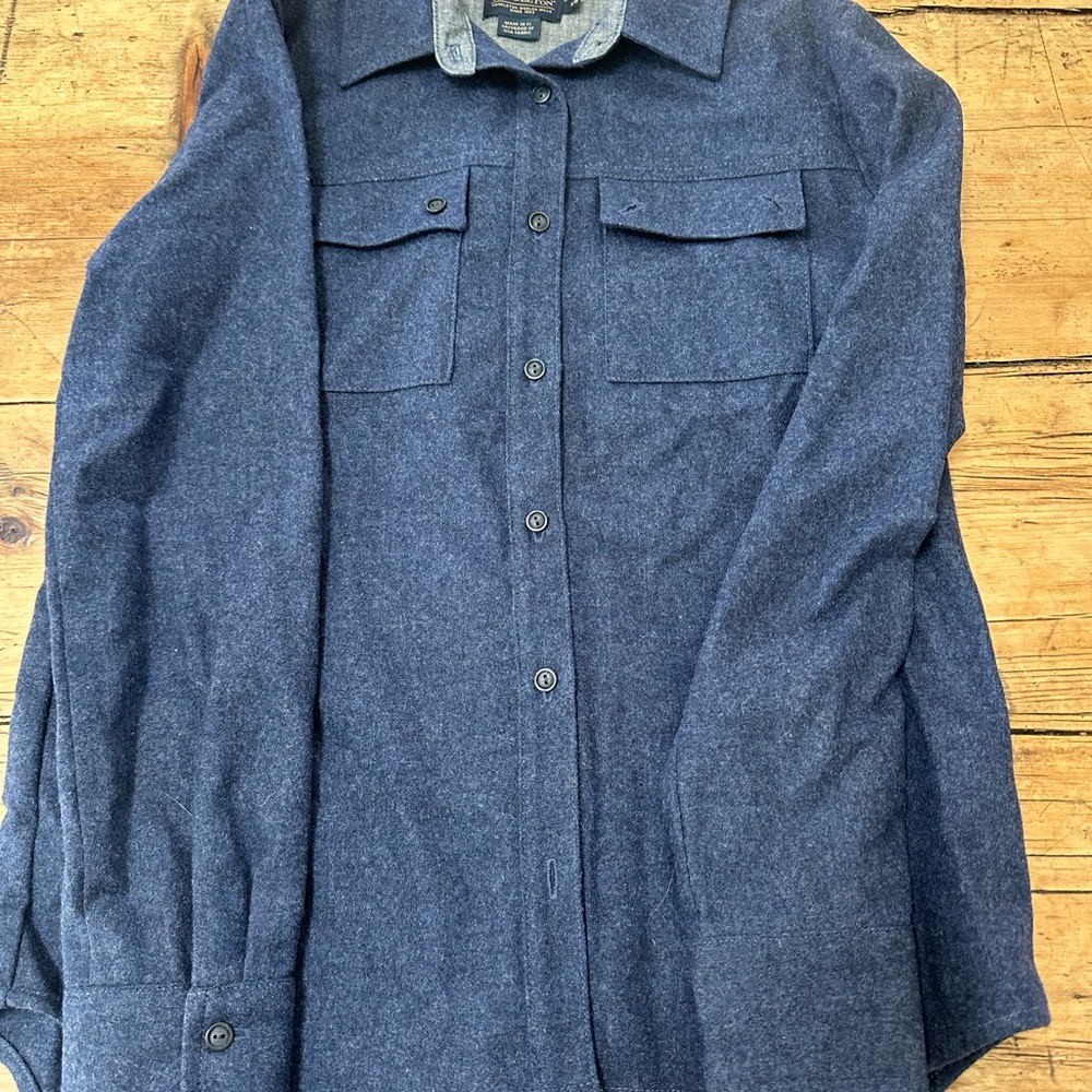 Pendleton Navy Wool Shirt